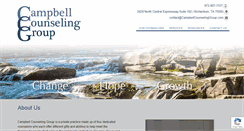 Desktop Screenshot of campbellcounselinggroup.com